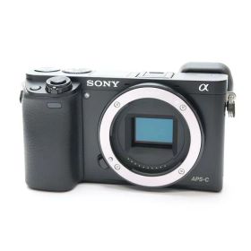 【中古】 《並品》 SONY α6000ボディ ILCE-6000 ブラック 【ビューファインダーユニット前面外装カバー背面外装カバー液晶モニター部品交換/各部点検済】 [ デジタルカメラ ]