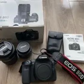 canon EOS80D デジタルカメラ おまけレンズ ストロボ