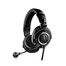 オーディオテクニカ ATH-M50xSTS ヘッドセット 有線 XLR コンデンサーマイク ヘッドホン部: 3.5mmTRS接続 マイクロホン部: X
