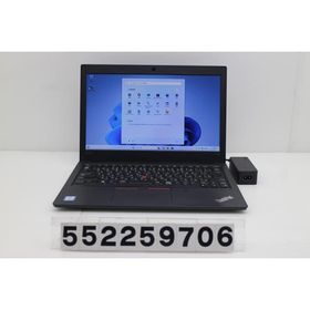 ノートパソコン Lenovo ThinkPad L380 Core i5 8350U 1.7GHz/8GB/256GB(SSD)/13.3W/FWXGA(1366x768)/Win11