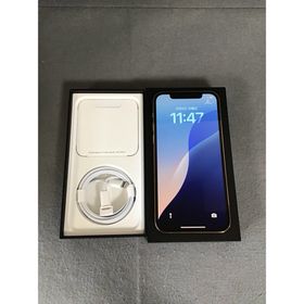 アイフォーン(iPhone)の超美品 国内版 SIMフリー iPhone12 Pro 128GB ゴールド色(スマートフォン本体)