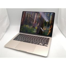 【中古】Apple MacBook Air 13インチ CTO (M3,2024) スターライト M3(CPU:8C/GPU:10C)/16G/256G【ECセンター】保証期間１ヶ月【ランクB】