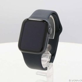〔中古〕Apple(アップル) Apple Watch Series 6 GPS 40mm スペースグレイアルミニウムケース ブラックスポーツバンド〔196-ud〕