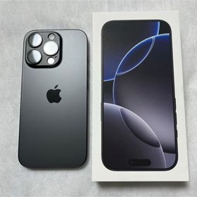 アイフォーン(iPhone)のApple iPhone16pro 128GB ブラックチタニウム(スマートフォン本体)