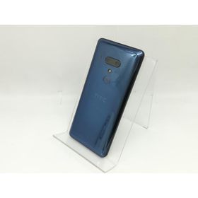 【中古】HTC 国内版 【SIMフリー】 HTC U12+ 2Q55500 トランスルーセントブルー【宇田川】保証期間１ヶ月【ランクC】