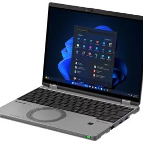 パナソニック｜Panasonic 2in1 ノートパソコン QR(12.4型/Windows11 Pro/Core i5 1335U/メモリ 16GB/SSD 512GB/タッチパネル)カームグレイ Let’s note レッツノート CF-QR4JDTCR