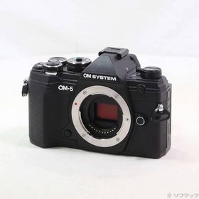 〔中古〕OM SYSTEM OM-5 ボディ ブラック〔349-ud〕
