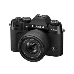 【新品】フジフイルム FUJIFILM X-T50 XC15-45mmレンズキット ブラック 日本語・英語版