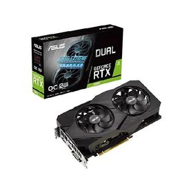 エイスース ASUS デュアルGeForce RTX 2060 EVO OCエディション グラフィックスカード (PCIe 3.0 12GB GDDR6 メモリ HDMI DisplayPort DVI-D Axial-tech Fan 0dB
