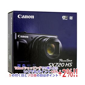 【中古】Canon製 PowerShot SX720 HS ブラック 2030万画素 元箱あり