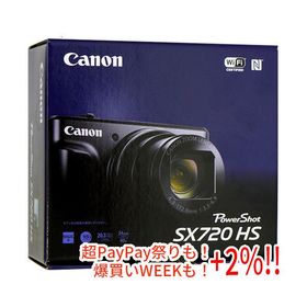 【中古】Canon製 PowerShot SX720 HS ブラック 2030万画素 元箱あり