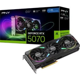 PNY GeForce RTX 5070 12GB ARGB Overclocked TripleFan VCG507012TFXXPB1-O