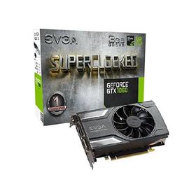 EVGA GeForce GTX 1060 3GB SC GAMING、ACX 2.0（シングルファン）、3GB GDDR5、DX12 OSDサポート（PXOC）、03G-P4-6162-KR