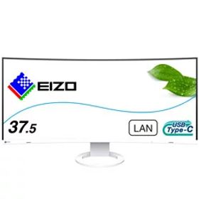 EIZO(エイゾー) USB-C接続 PCモニター FlexScan ホワイト EV3895-WT ［37.5型 /UWQHD+(3840×1600） /ワイド /曲面型 /61Hz］ EV3895WT