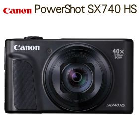 キヤノン デジタルカメラ PowerShot SX740 HS ブラック パワーショット 光学40倍ズーム 4K動画 Wi-Fi対応 2030万画素 (Canon キャノン)