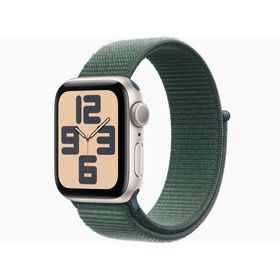 Apple MXEH3J/A Apple Watch SE 第2世代 GPSモデル 40mmスターライトアルミニウムケースとレイクグリーンスポーツループ 新品 送料無料