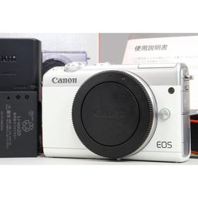 [極美品｜動作保証] Canon EOS M100 ボディ ホワイト [純正フェイスカバー 追加付属]