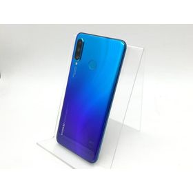 【中古】Huawei 国内版 【SIMフリー】 P30 lite ピーコックブルー MAR-LX2J【川越クレアモール】保証期間１ヶ月【ランクB】