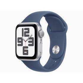Apple MXEC3J/A Apple Watch SE 第2世代 GPSモデル 40mmシルバーアルミニウムケースとデニムスポーツバンド S/M 新品 送料無料