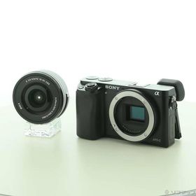 〔中古〕SONY(ソニー) α6000 パワーズームレンズキット ブラック ILCE-6000L〔295-ud〕
