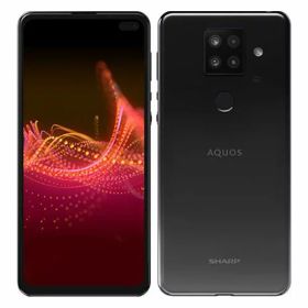 【中古】【安心保証】 AQUOS sense4 plus SH-M16[128GB] SIMフリー ブラック mineo版