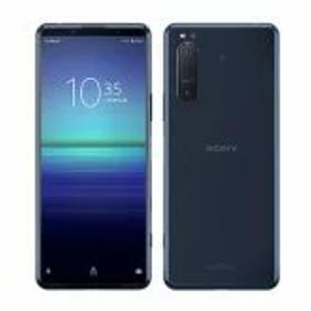 【中古】Bランク 【やや傷や汚れあり】 SIMロック解除済み 元SoftBank SONY Xperia 5 ii A002SO ブルー ネットワーク利用制限△(赤ロム永久保証) 送料無料