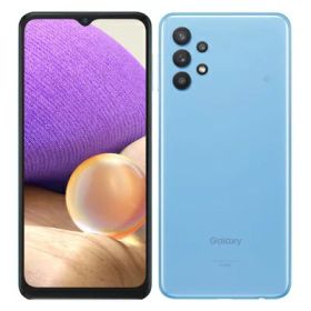 【SIMロック解除済】au Galaxy A32 5G SCG08 オーサムブルー SAMSUNG 当社3ヶ月間保証 中古 イオシス