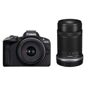 [新品]Canon キヤノン EOS R50 ダブルズームキット ブラック（キャッシュバックキャンペーン対象商品）
