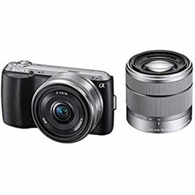 【中古】ソニー SONY ミラーレス一眼 α NEX-C3 ダブルレンズキット E 16mm F2.8+E 18-55mm F3.5-5.6 OSS付属 ブラック NEX-C3D/B(ミラーレス一眼)