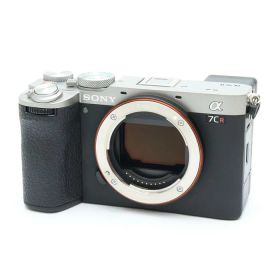 【中古】 《良品》 SONY α7C R ボディ ILCE-7CR S シルバー 【ファインダーカバーデリートボタン再生ボタン光学フィルタービューファインダーユニット部品交換/各部点検済】 [ デジタルカメラ ]