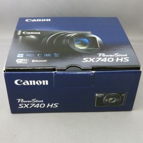 キヤノン(Canon)の【新品】POWERSHOT SX740HSブラック キヤノン キャノン(コンパクトデジタルカメラ)