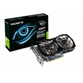 【中古】GIGABYTE グラフィックボード NVIDIA GeForce GTX650Ti 2GB PCI-E WINDFORCE2X GV-N65TOC-2GI(PCパーツ)