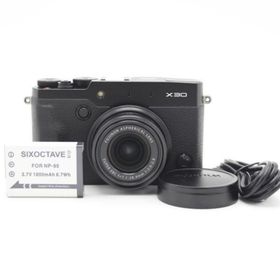 フジフイルム(富士フイルム)のFUJIFILM プレミアムコンパクトデジタルカメラ X30 ブラック(コンパクトデジタルカメラ)