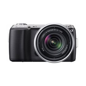 ソニー SONY ミラーレス一眼α NEX-C3 ズームレンズキット ブラック NEX-C3(中古品)