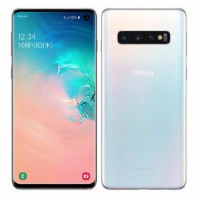 【中古】【安心保証】 Galaxy S10 SM-G973C[128GB] 楽天モバイル プリズムホワイト