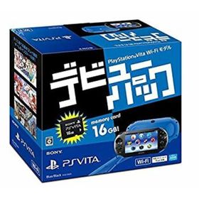 【中古】PlayStation Vita デビューパック Wi-Fiモデル ブルー/ブラック(家庭用ゲーム機本体)