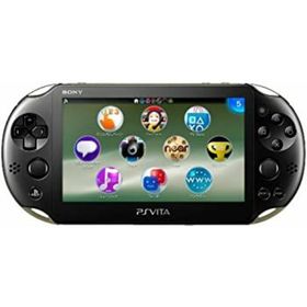 【中古】PlayStation Vita Wi-Fiモデル カーキ/ブラック (PCH-2000ZA16)（メーカー生産終了）(家庭用ゲーム機本体)