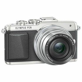 【中古】OLYMPUS PEN E-PL7 14-42mm EZレンズキット シルバー ミラーレス一眼 E-PL7 EZ LKIT SLV(ミラーレス一眼)
