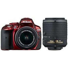 【中古】Nikon デジタル一眼レフカメラ D5300 ダブルズームキット2 レッド(デジタル一眼)