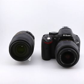 ニコン(Nikon)の【中古】(ニコン) Nikon D5200 ダブルズームキット ブラック(コンパクトデジタルカメラ)
