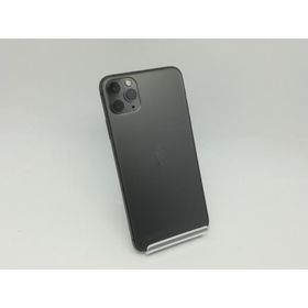 【中古】Apple au 【SIMロック解除済み】 iPhone 11 Pro Max 64GB スペースグレイ MWHD2J/A【広島本通】保証期間１ヶ月【ランクC】