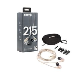 SHURE SE215-CL-A プロフェッショナル 高遮音性 イヤホン | 有線 イヤモニ ゲーミングイヤホン カナル型 有線イヤホン インイヤーモニター 国内正規品 2年保証