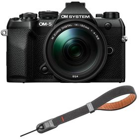OM SYSTEM オーエムシステム OM-5 Mark II 14-150mm II レンズキット ブラック＋P-CB-296(ディープグレー) セット