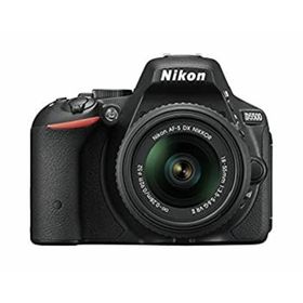 【中古】Nikon デジタル一眼レフカメラ D5500 18-55 VRII レンズキット ブラック 2416万画素 3.2型液晶 タッチパネル D5500LK18-55BK(デジタル一眼)