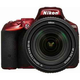 【中古】Nikon デジタル一眼レフカメラ D5500 18-140 VR レンズキット レッド 2416万画素 3.2型液晶 タッチパネル D5500LK18-140RD(デジタル一眼)