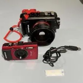 OLYMPUS tg-4 本体&ハウジング&ワイドレンズ