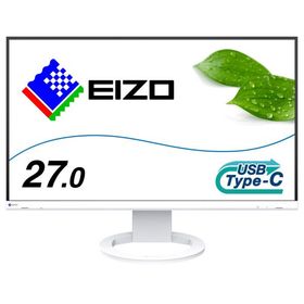 EIZO｜エイゾー 液晶ディスプレイ(27型/ IPS/ WQHD 2560×1440/ 5ms/ HDMI)(ホワイト) FlexScan EV2720S-WT 返品種別A