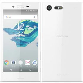 【中古】Bランク【やや傷や汚れあり】 SIMロック解除済み 元docomo SO-02J SONY Xperia X Compact ホワイト 判定○ 送料無料