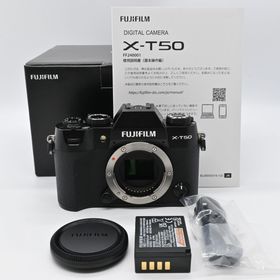 ★美品★FUJIFILM X-T50 ボディ ブラック ショット数 3200回(ミラーレス一眼)