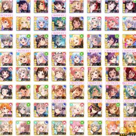 SALE！1620スター+ドリフェス限定やコラボ限定含む15体の星4&50体の星3共存！ | バンドリ！ ガールズバンドパーティ！(ガルパ) RMTとアカウント販売・買取一覧-RMTTrade